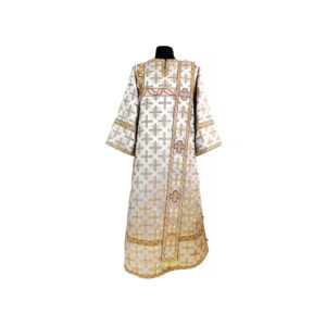 Deacon Vestment white with gold